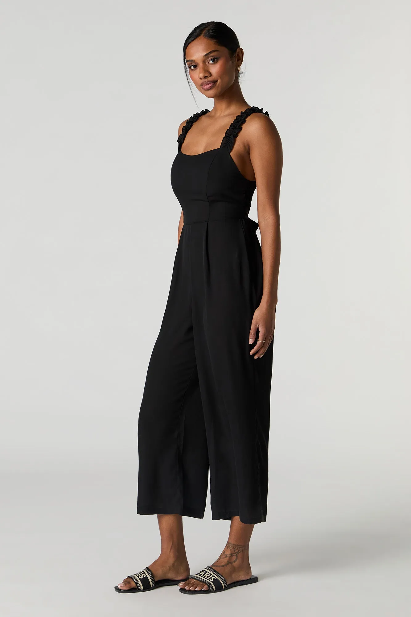 Justaucorps à bretelles volantées avec attache au dos sold by Urban Planet product image thumbnail 2