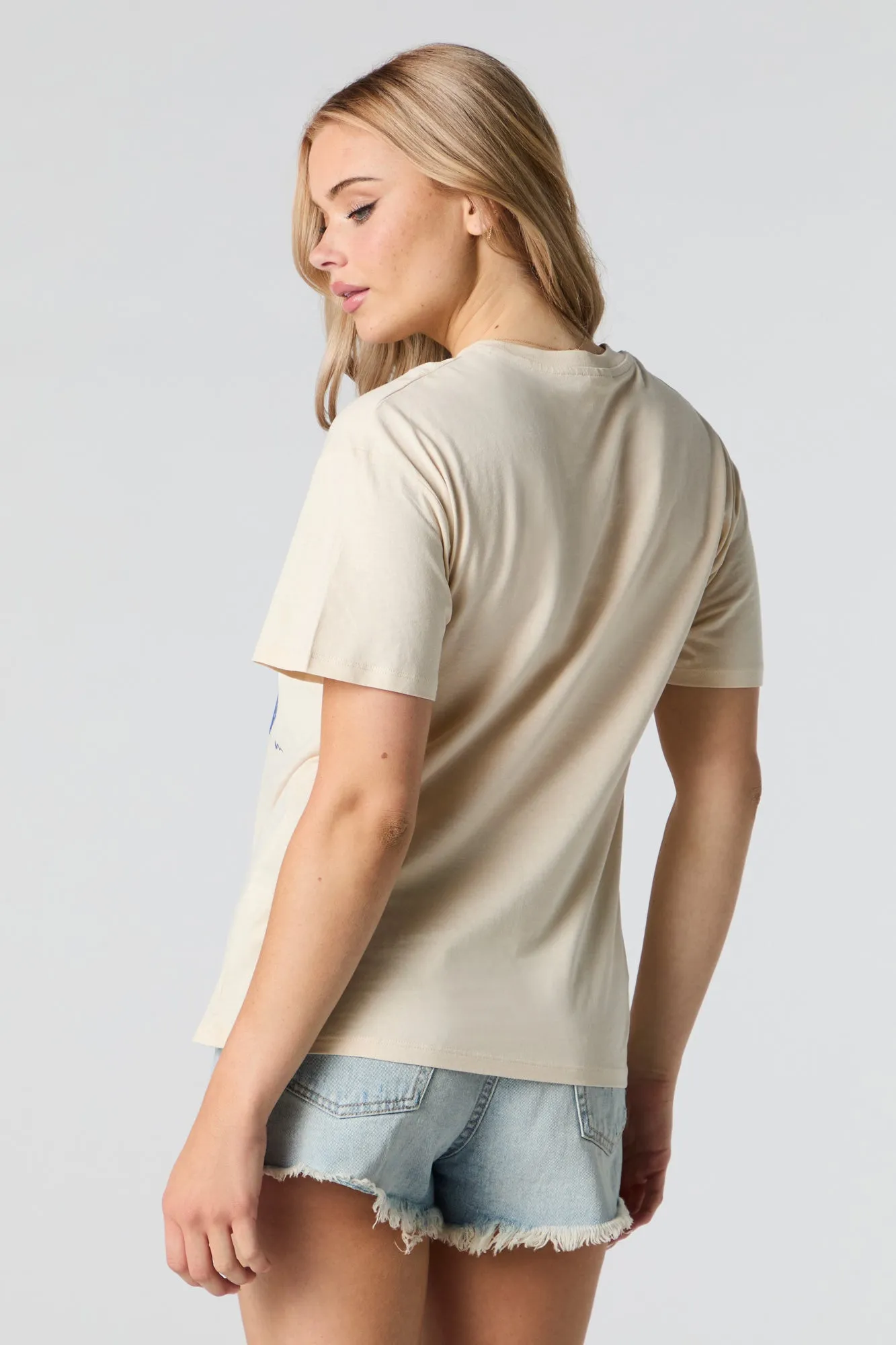 T-shirt de coupe garçonne à imprimé Summer Soul sold by Urban Planet product image thumbnail 2