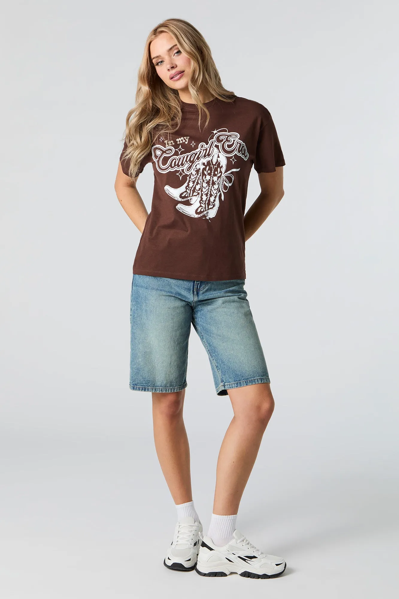 Cowgirl Era Graphic Boyfriend T-Shirt sold by Urban Planet product image thumbnail 3