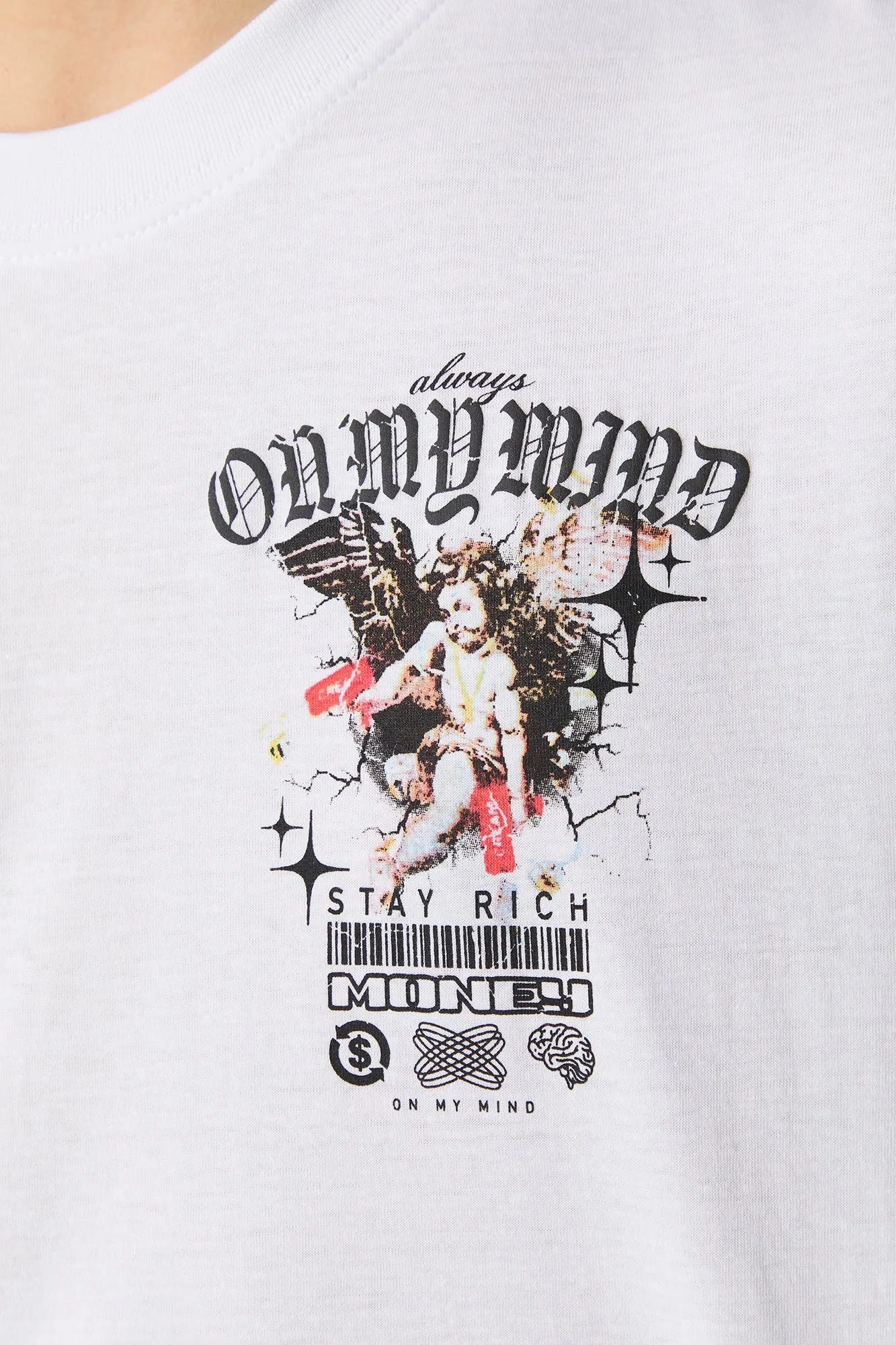 T-shirt à imprimé On My Mind sold by Urban Planet product image thumbnail 4