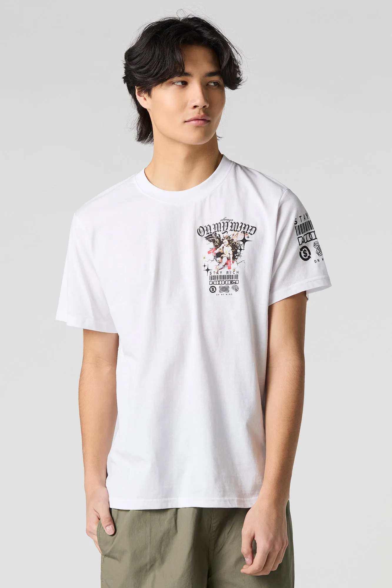 T-shirt à imprimé On My Mind sold by Urban Planet product image thumbnail 2