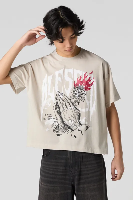 Blessed Graphic Boxy T-Shirt sold by Urban Planet