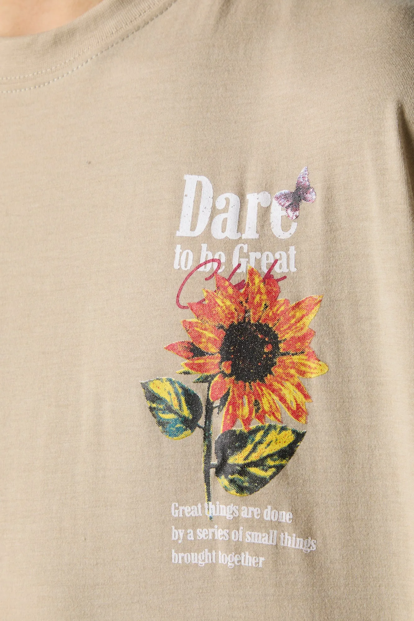 T-shirt carré à imprimé Be Great sold by Urban Planet product image thumbnail 4