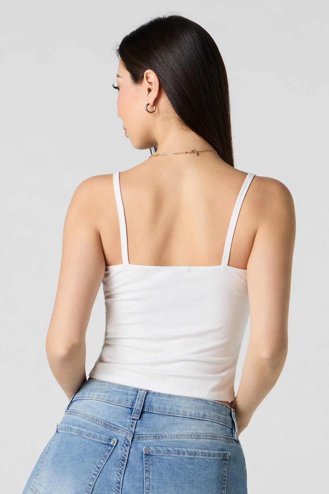 Débardeur avec Boucle et motif brodé Deja Vu sold by Urban Planet product image thumbnail 2