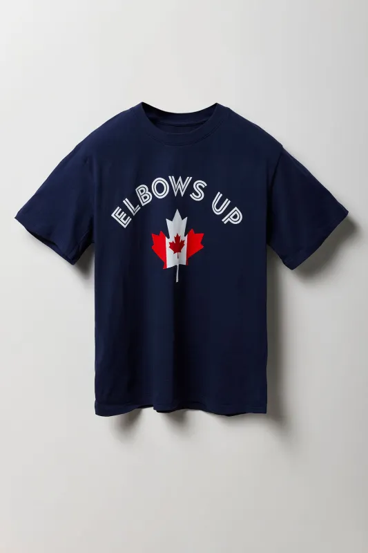 T-shirt à imprimé Elbows Up Canada Day sold by Urban Planet