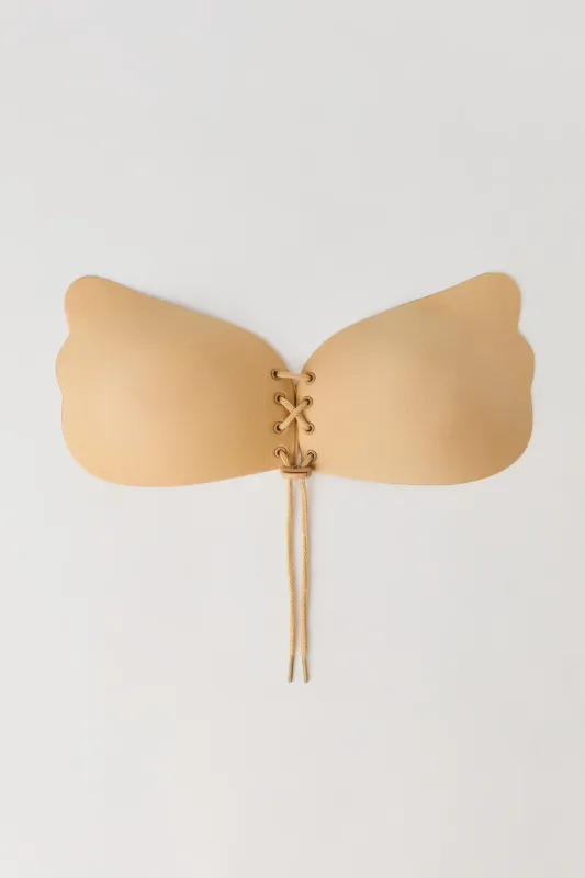 Lace Up Strapless Sticky Bra sold by Urban Planet