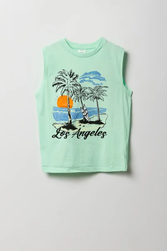 Boys Los Angeles Graphic Tank sold by Urban Planet