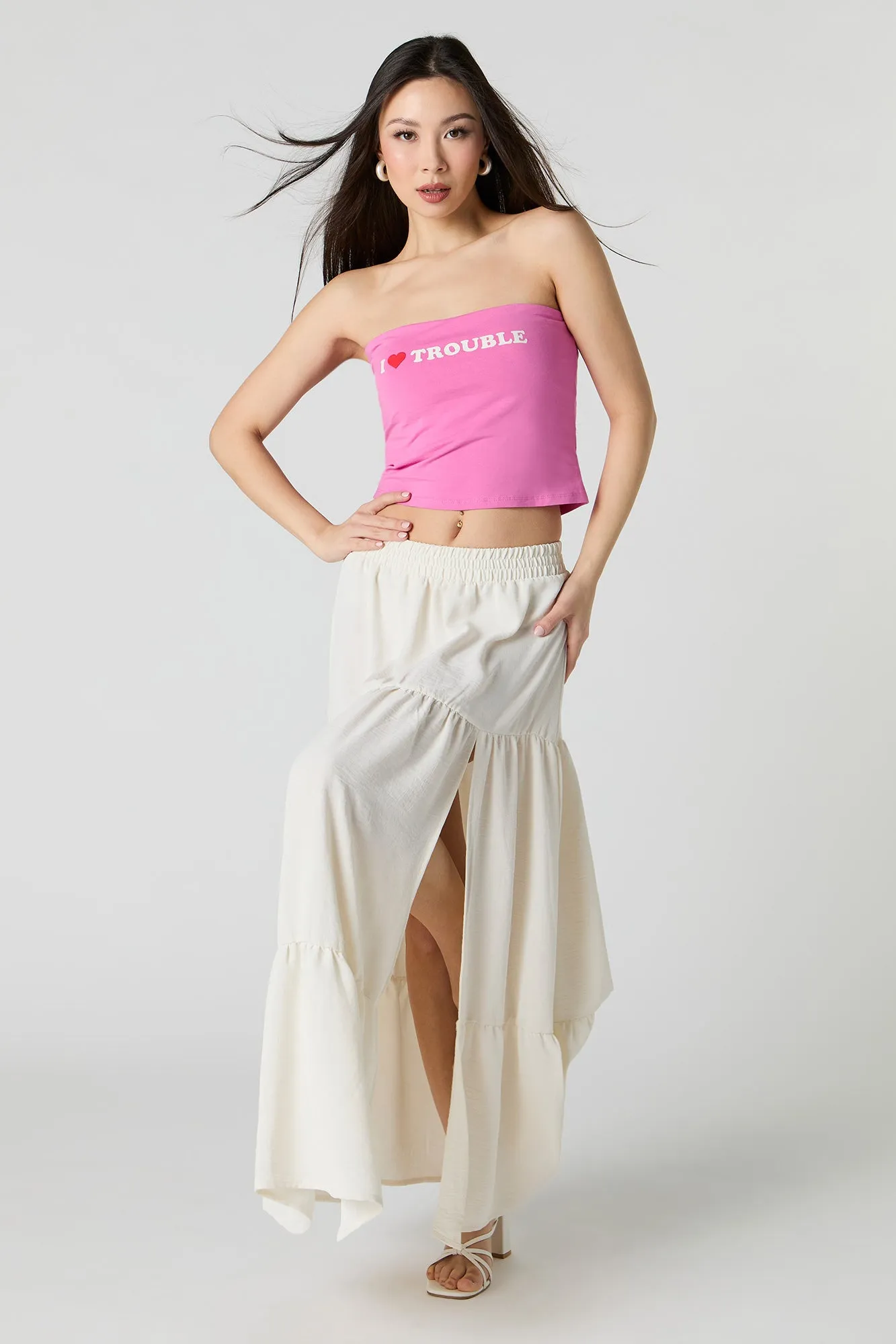 Puff Print Tube Top sold by Urban Planet product image thumbnail 3