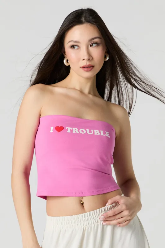 Puff Print Tube Top sold by Urban Planet