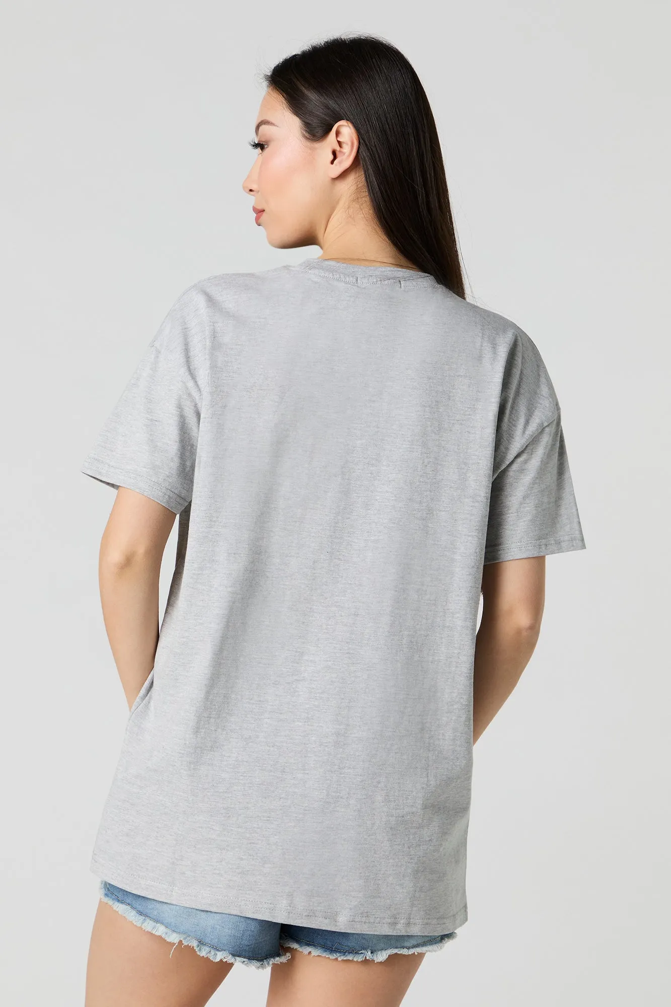 Memphis Flock Print T-Shirt sold by Urban Planet product image thumbnail 2
