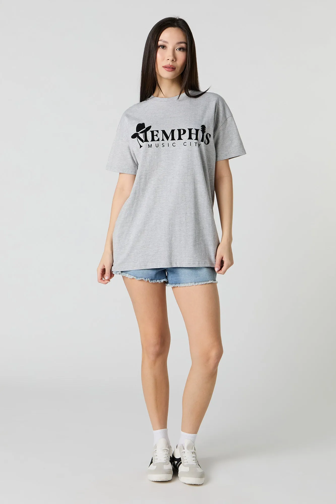 Memphis Flock Print T-Shirt sold by Urban Planet product image thumbnail 3