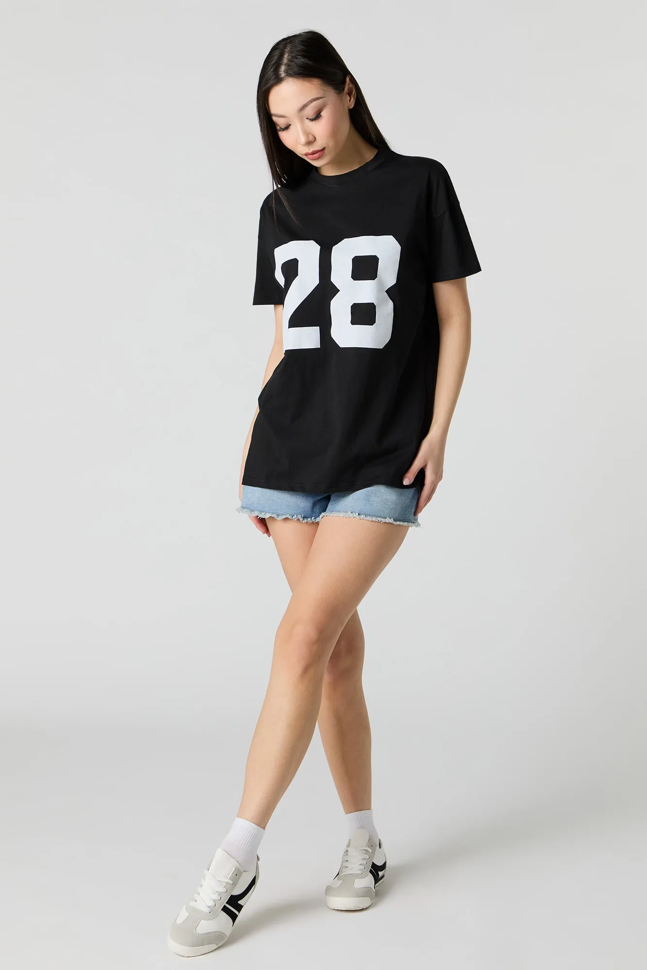 28 Flock Print T-Shirt sold by Urban Planet product image thumbnail 3