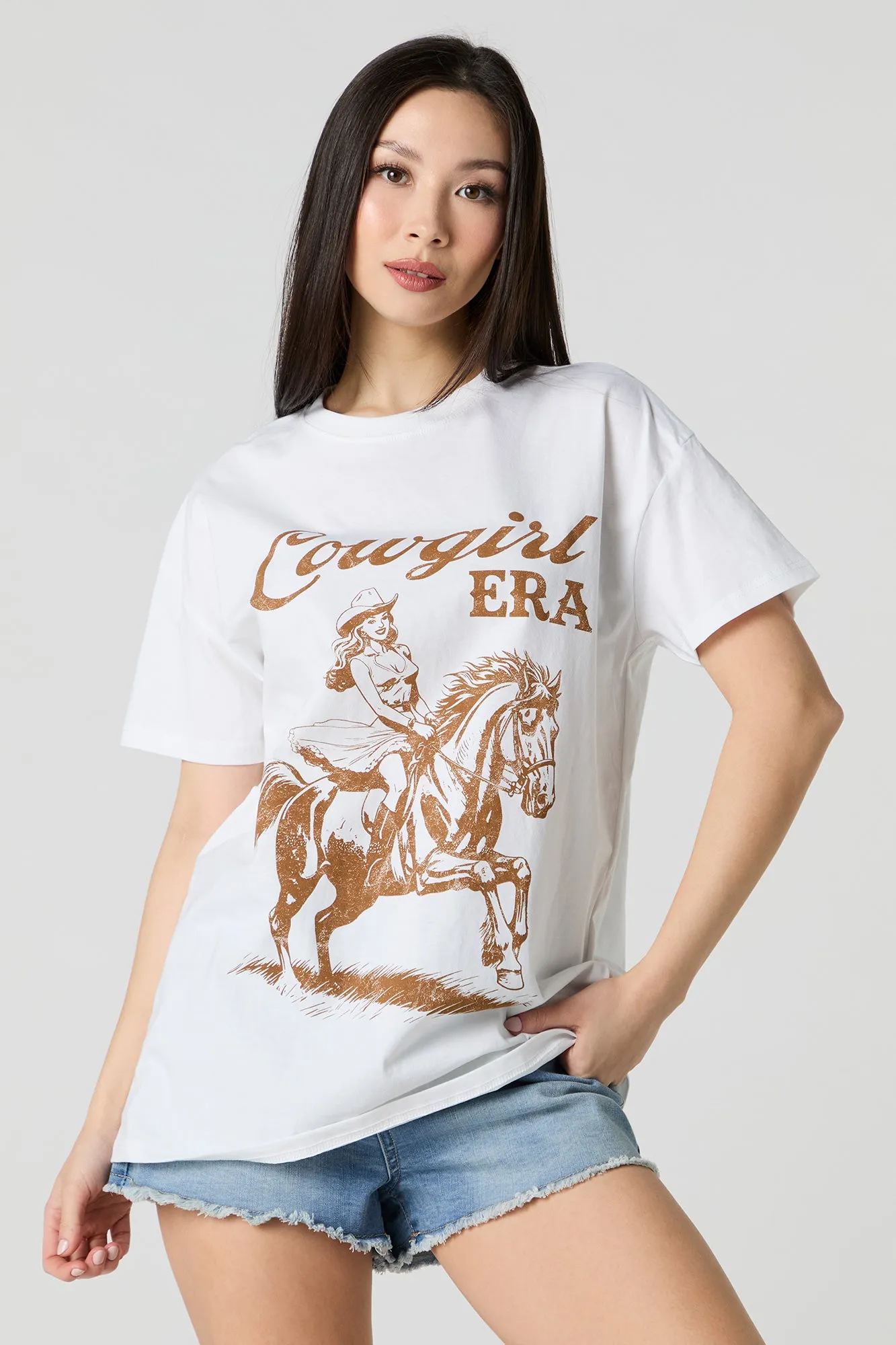T-shirt à imprimé Cowgirl Era sold by Urban Planet
