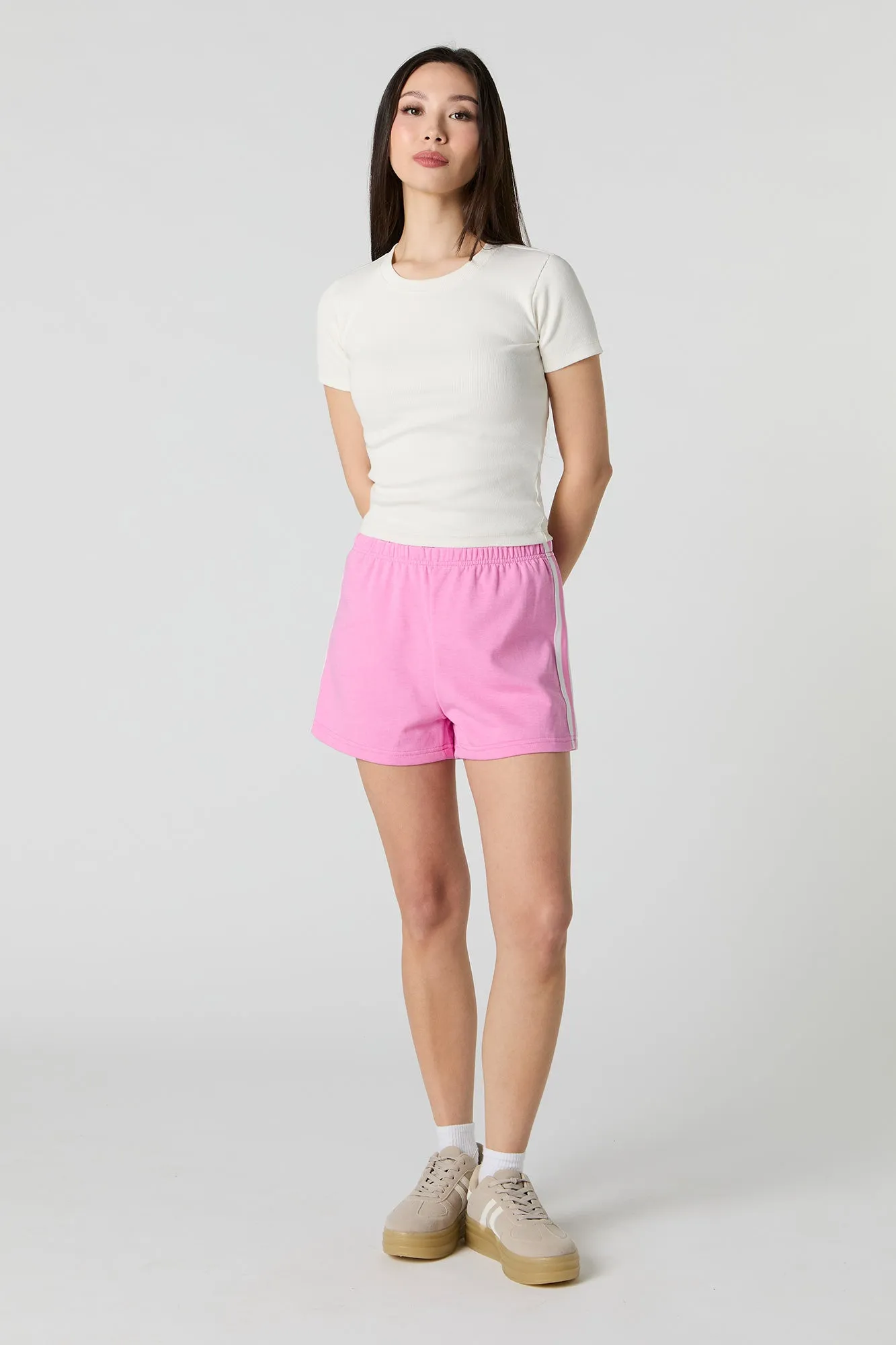 Short en molleton avec rayures latérales sold by Urban Planet product image thumbnail 3