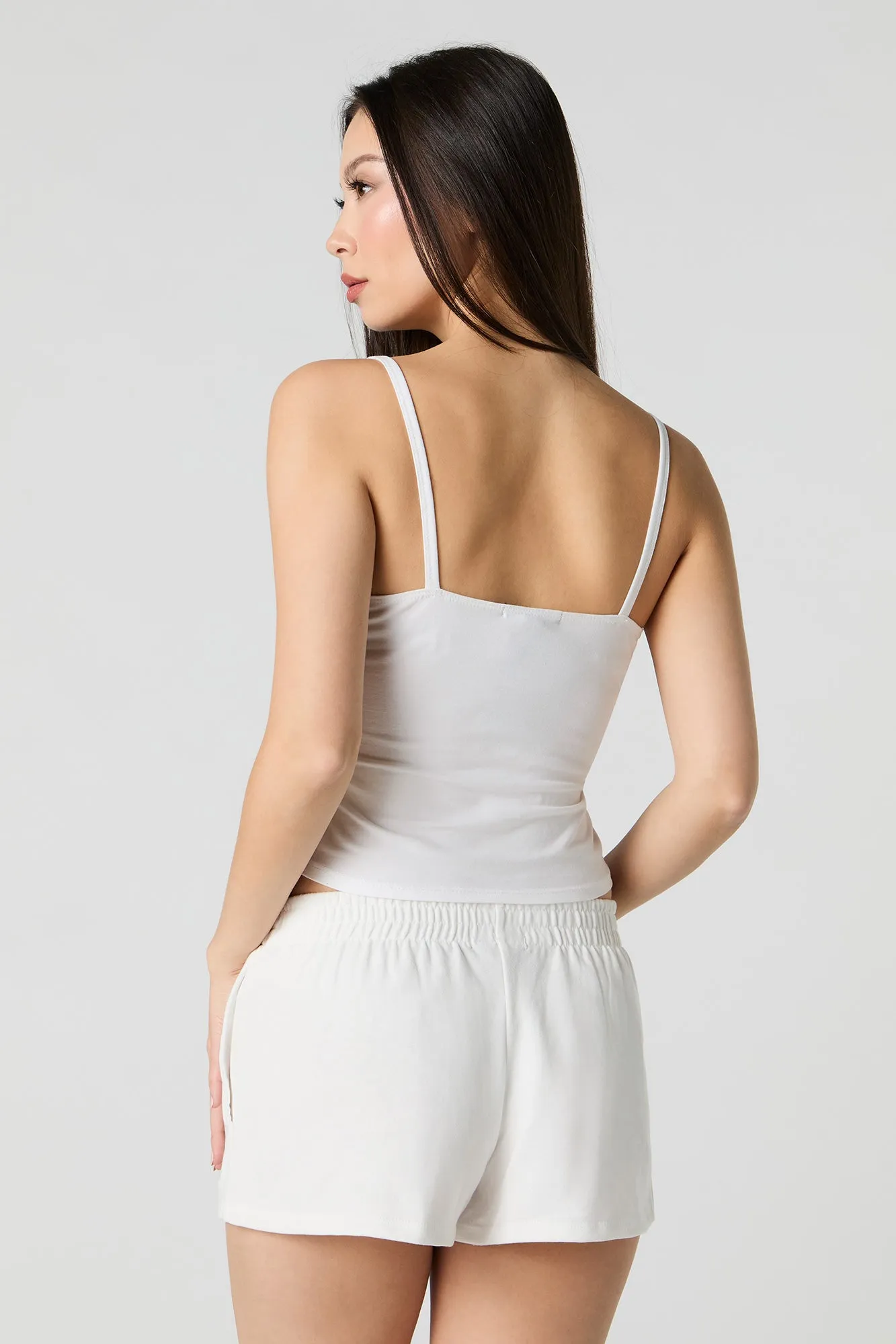 Embroidered Fleece Short sold by Urban Planet product image thumbnail 2