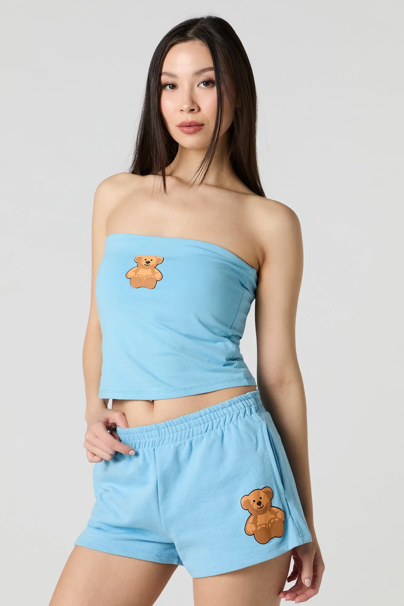 Short en molleton à imprimé sold by Urban Planet