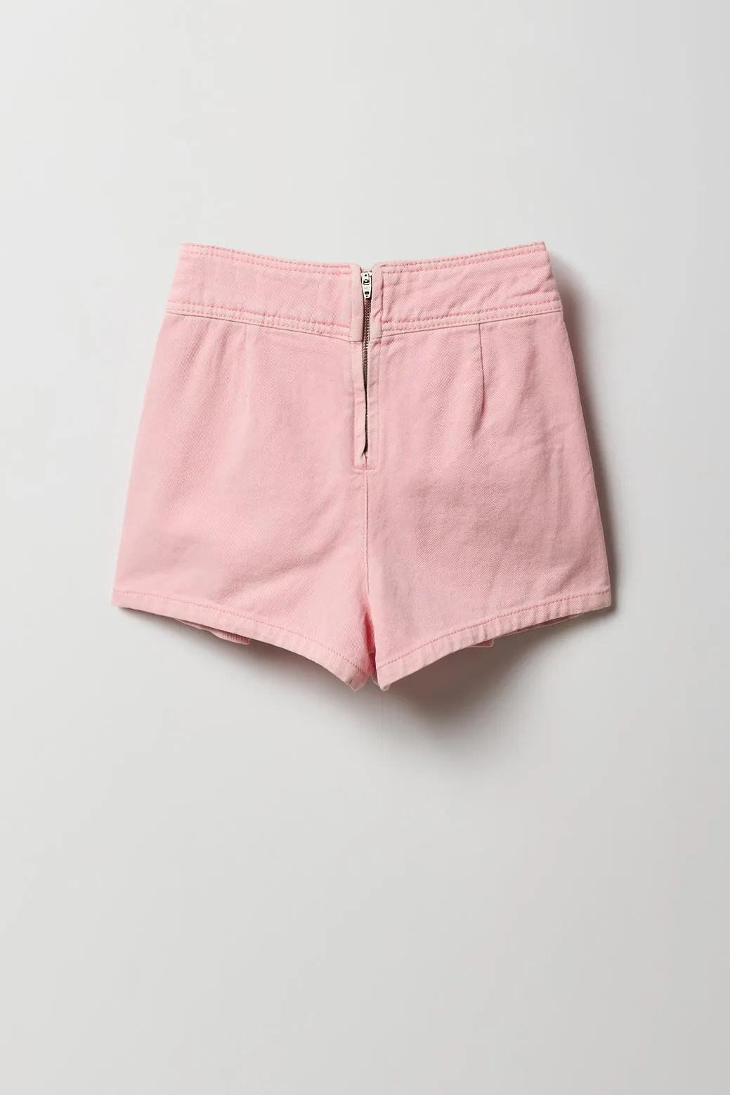 Girls Pleated Denim Skort sold by Urban Planet product image thumbnail 4