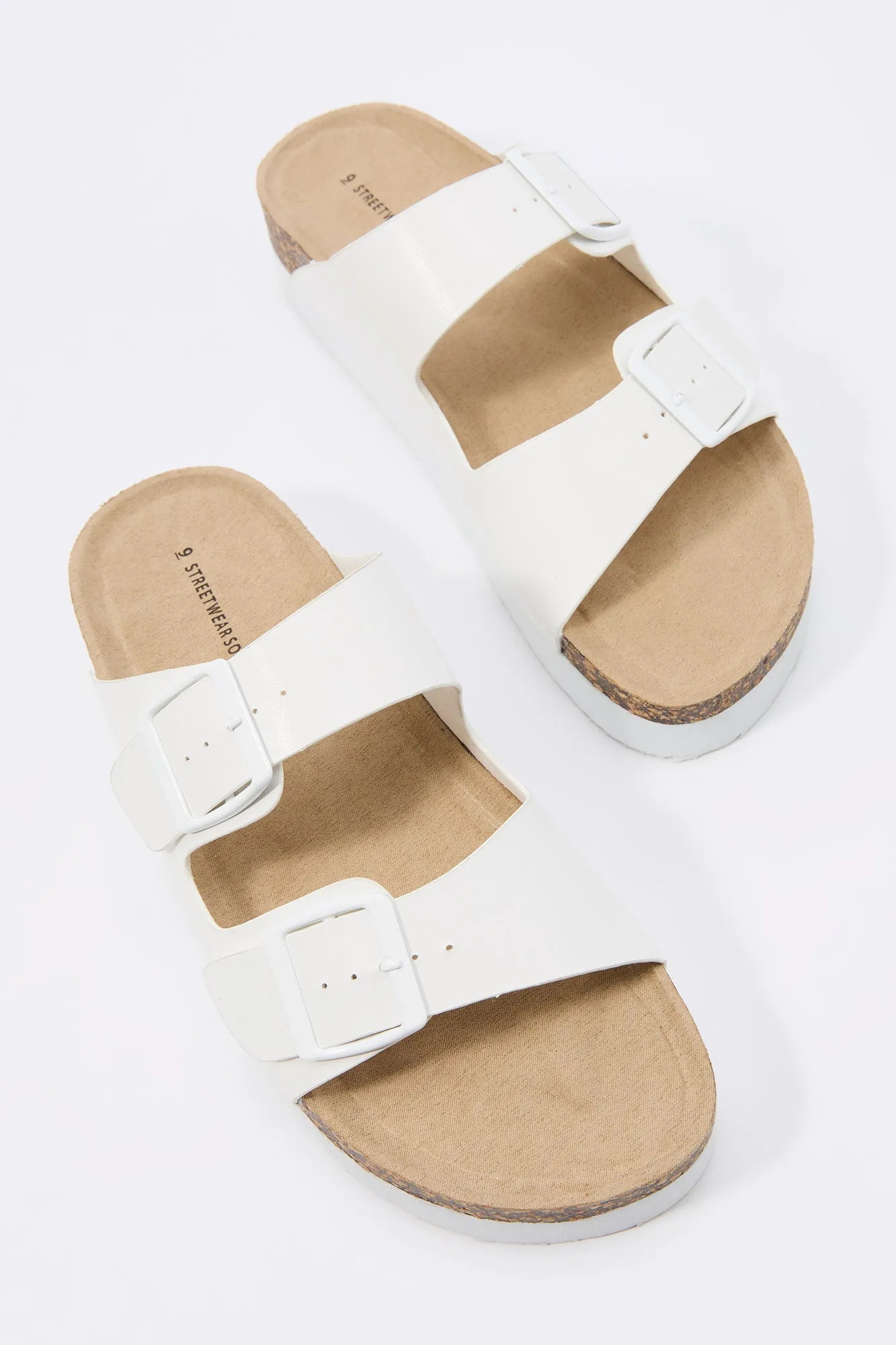 Sandales plateforme avec boucles doubles sold by Urban Planet