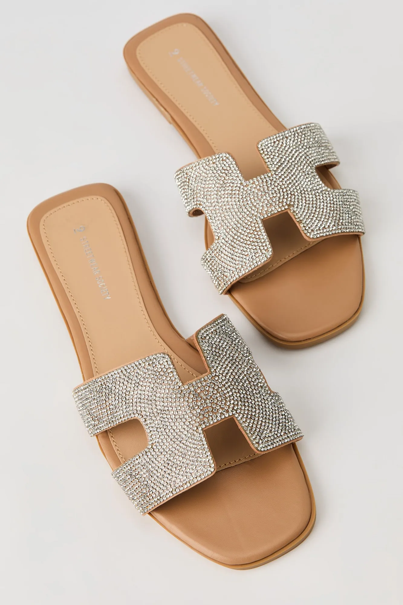 Rhinestone H Band Sandal sold by Urban Planet