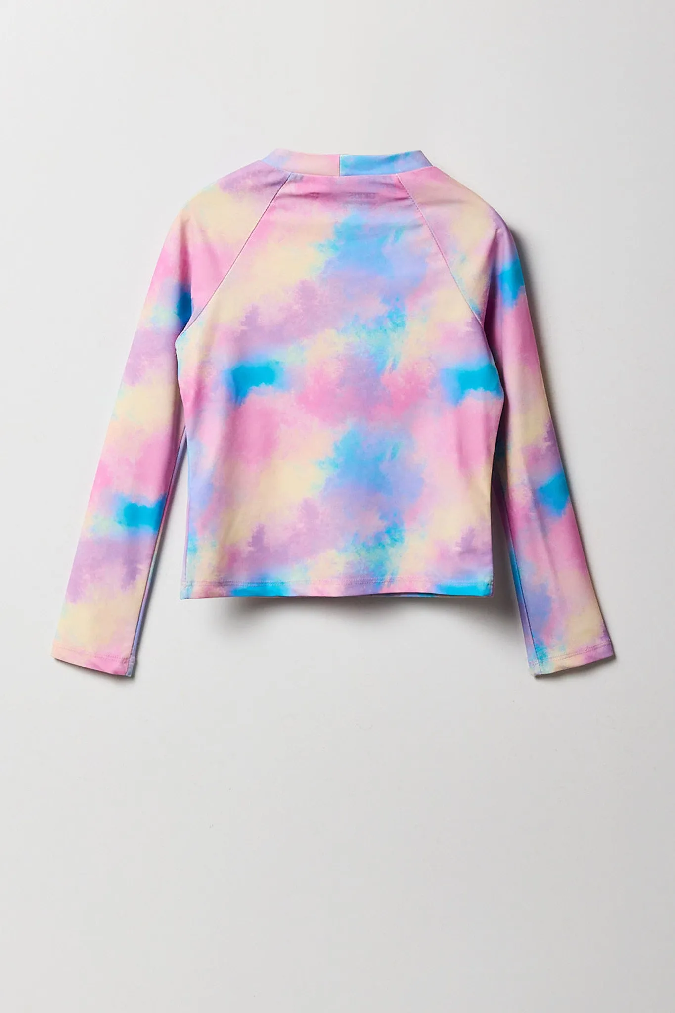 Maillot de bain deux-pièces avec haut à manches longues imprimé et short pour fille sold by Urban Planet product image thumbnail 3