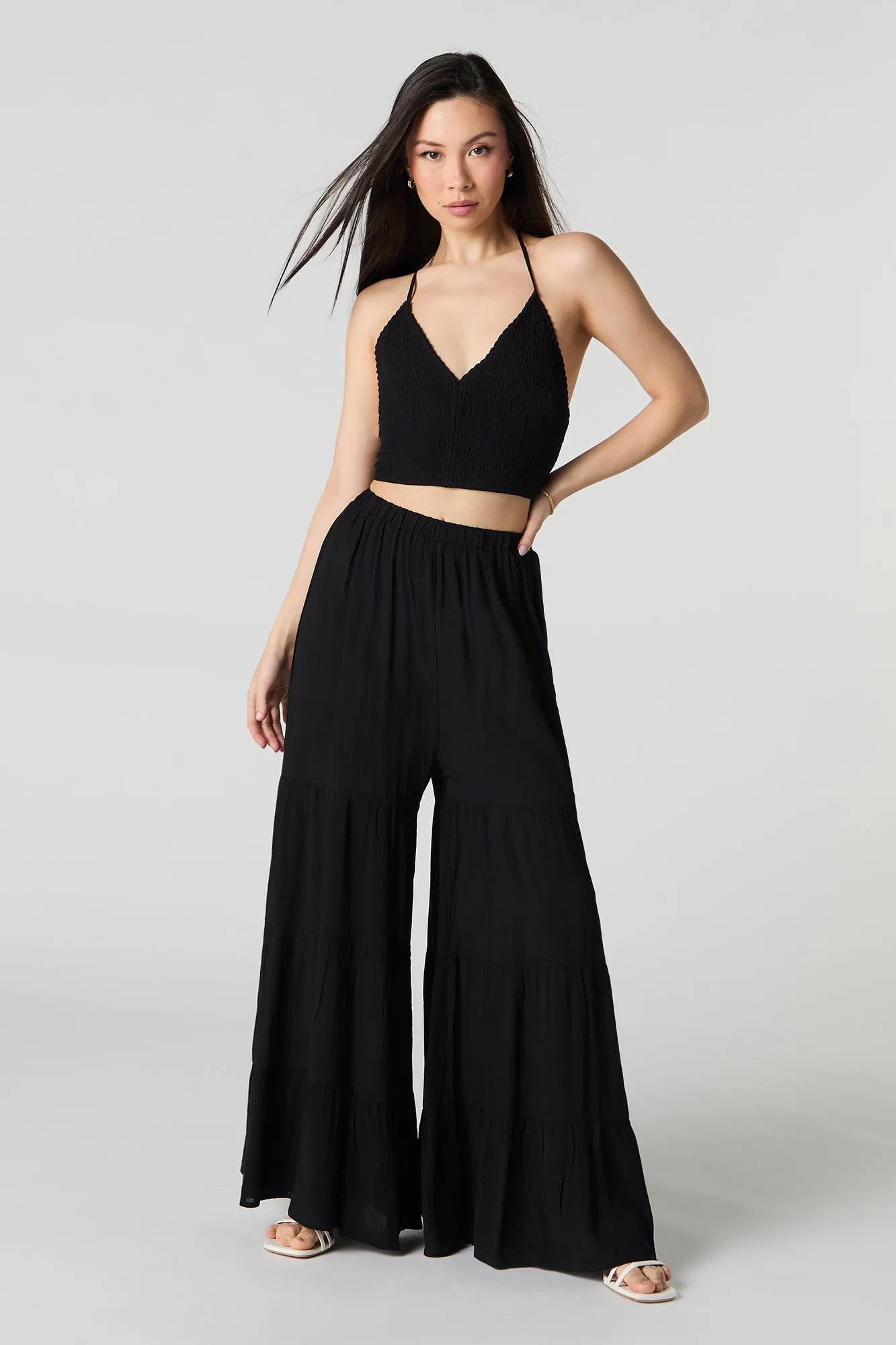 Tiered Wide Leg Pant sold by Urban Planet product image thumbnail 4