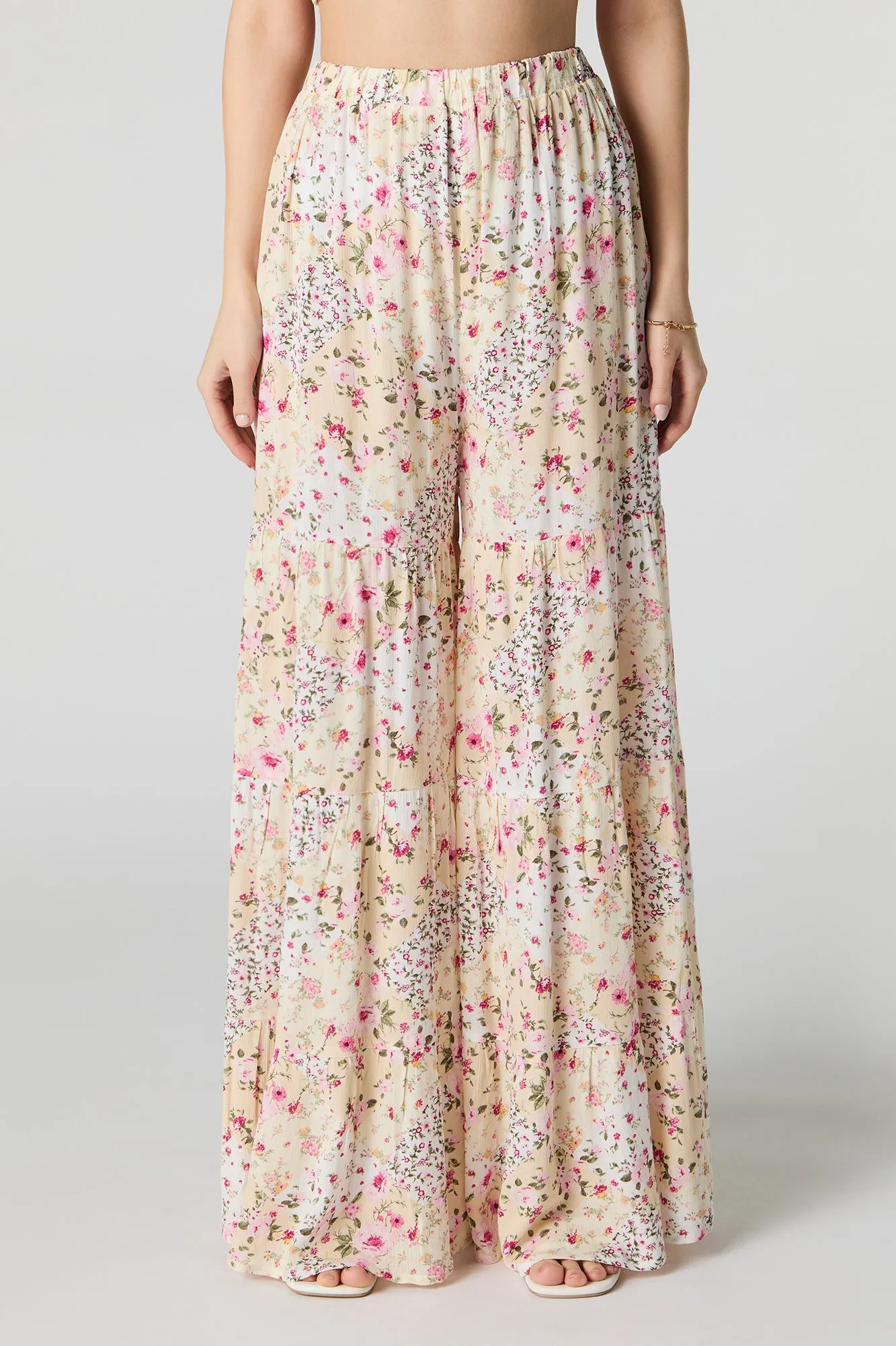 Tiered Wide Leg Pant sold by Urban Planet product image thumbnail 2