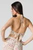 Smocked V-Neck Halter Top sold by Urban Planet