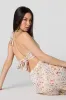 Smocked V-Neck Halter Top sold by Urban Planet