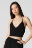 Smocked V-Neck Halter Top sold by Urban Planet
