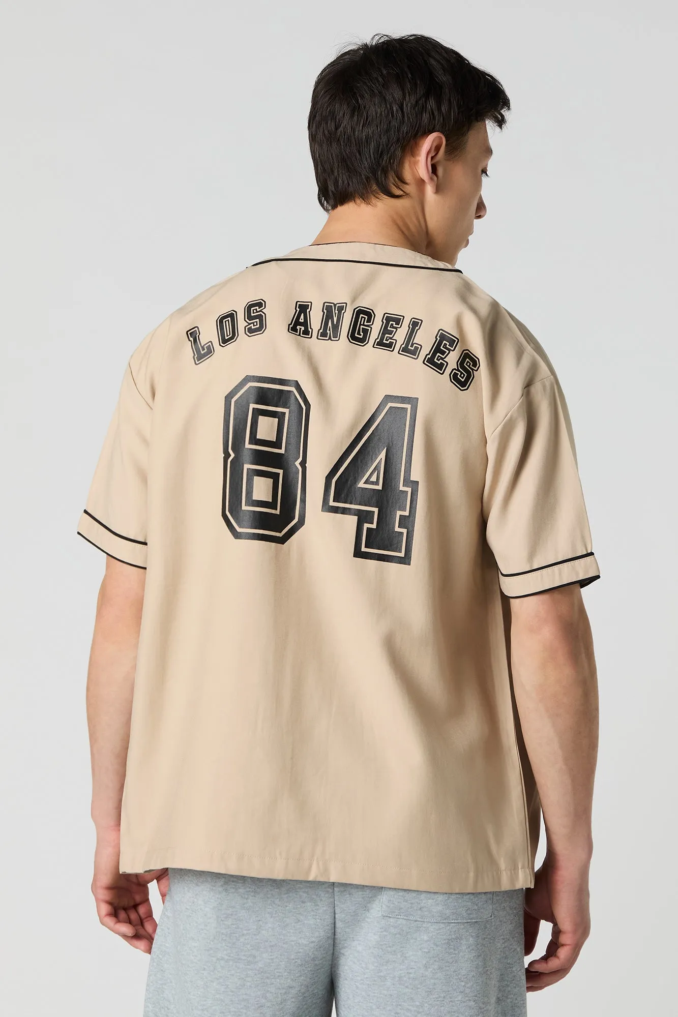 LA Embroidered Jersey Top sold by Urban Planet product image thumbnail 4