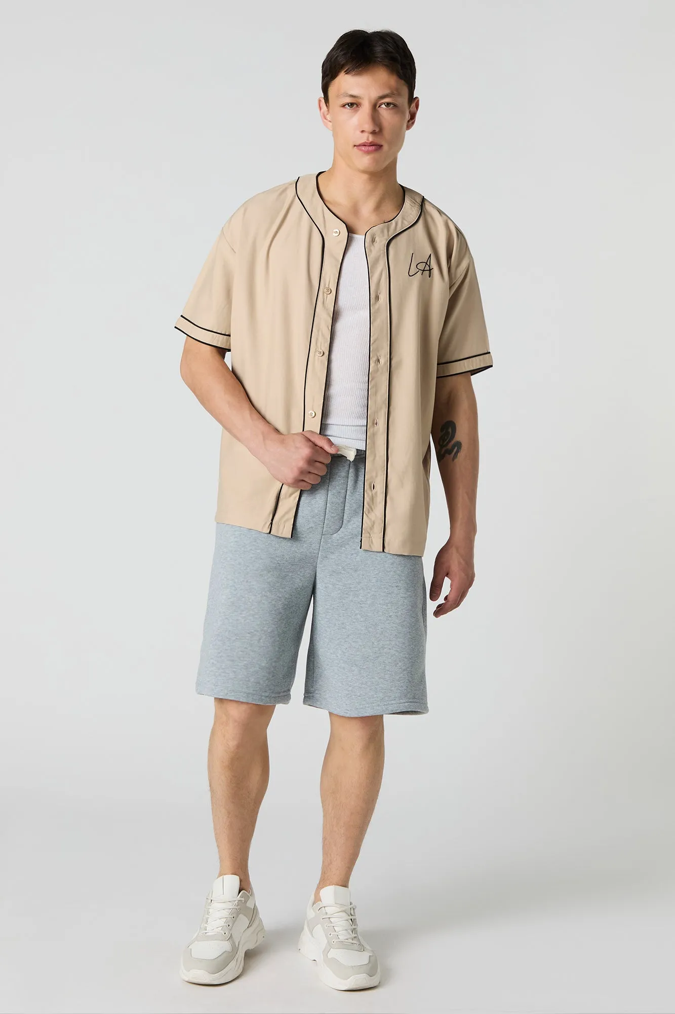 LA Embroidered Jersey Top sold by Urban Planet product image thumbnail 3