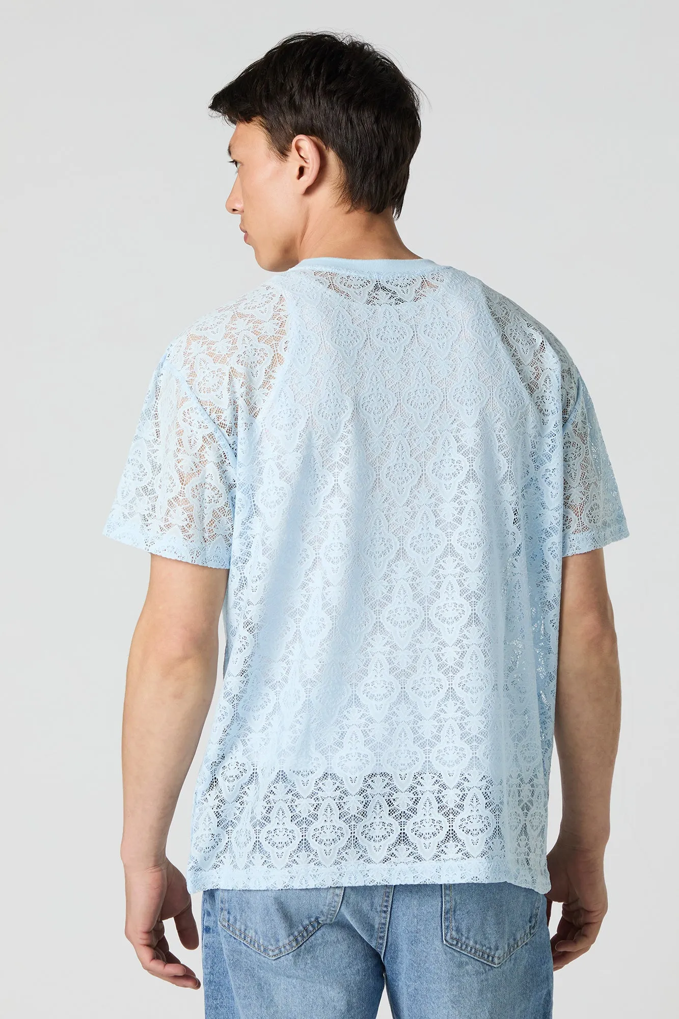 Lace Design T-Shirt sold by Urban Planet product image thumbnail 2