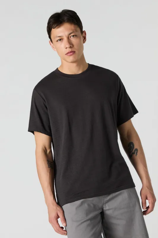 Textured Striped T-Shirt sold by Urban Planet