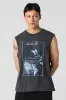 Débardeur délavé à imprimé Tupac My Hero sold by Urban Planet