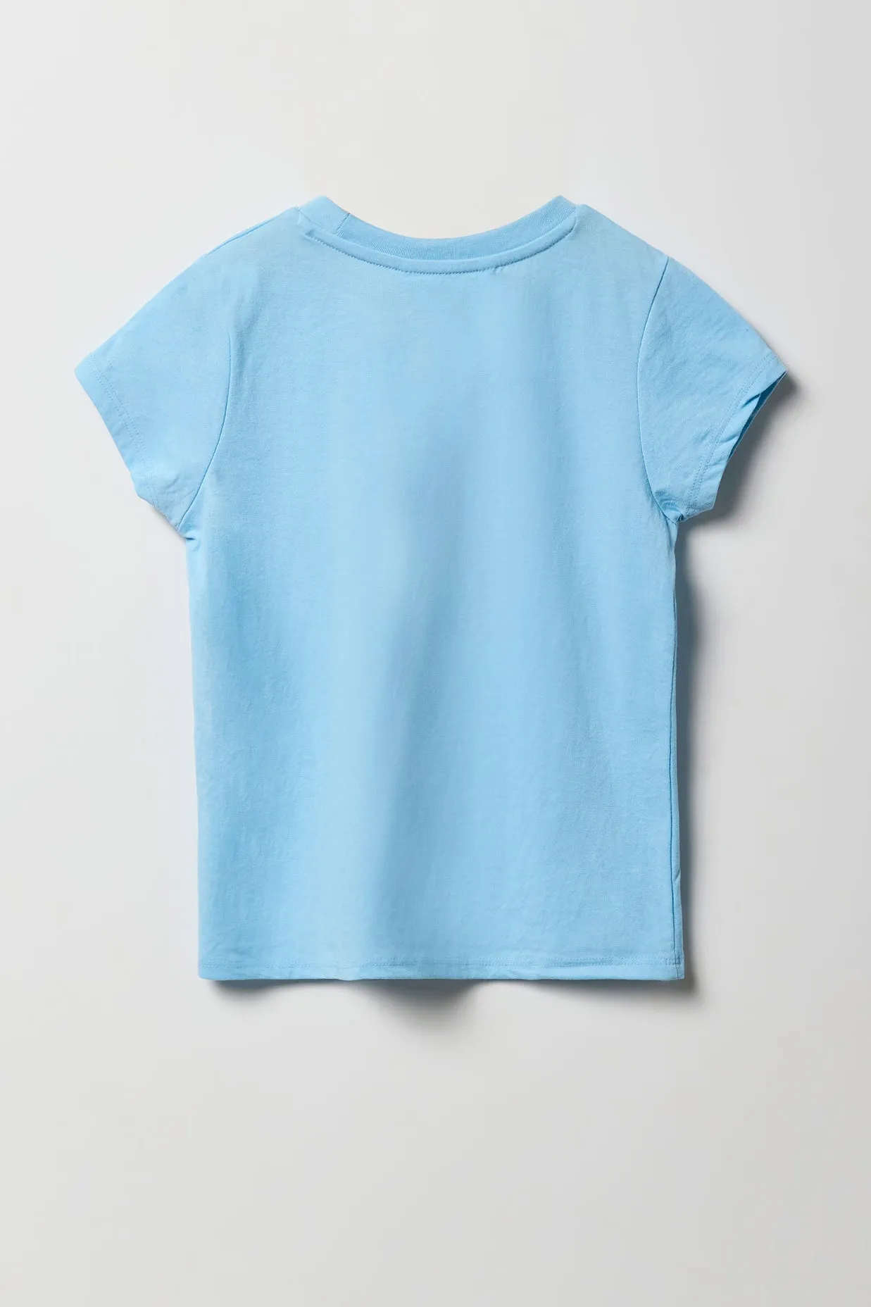 Girls Elbows Up Blue Canada Graphic T-Shirt sold by Urban Planet product image thumbnail 2