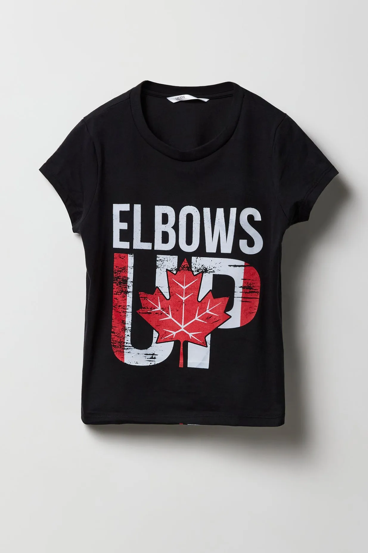 Girls Elbows Up Canada Graphic T-Shirt sold by Urban Planet