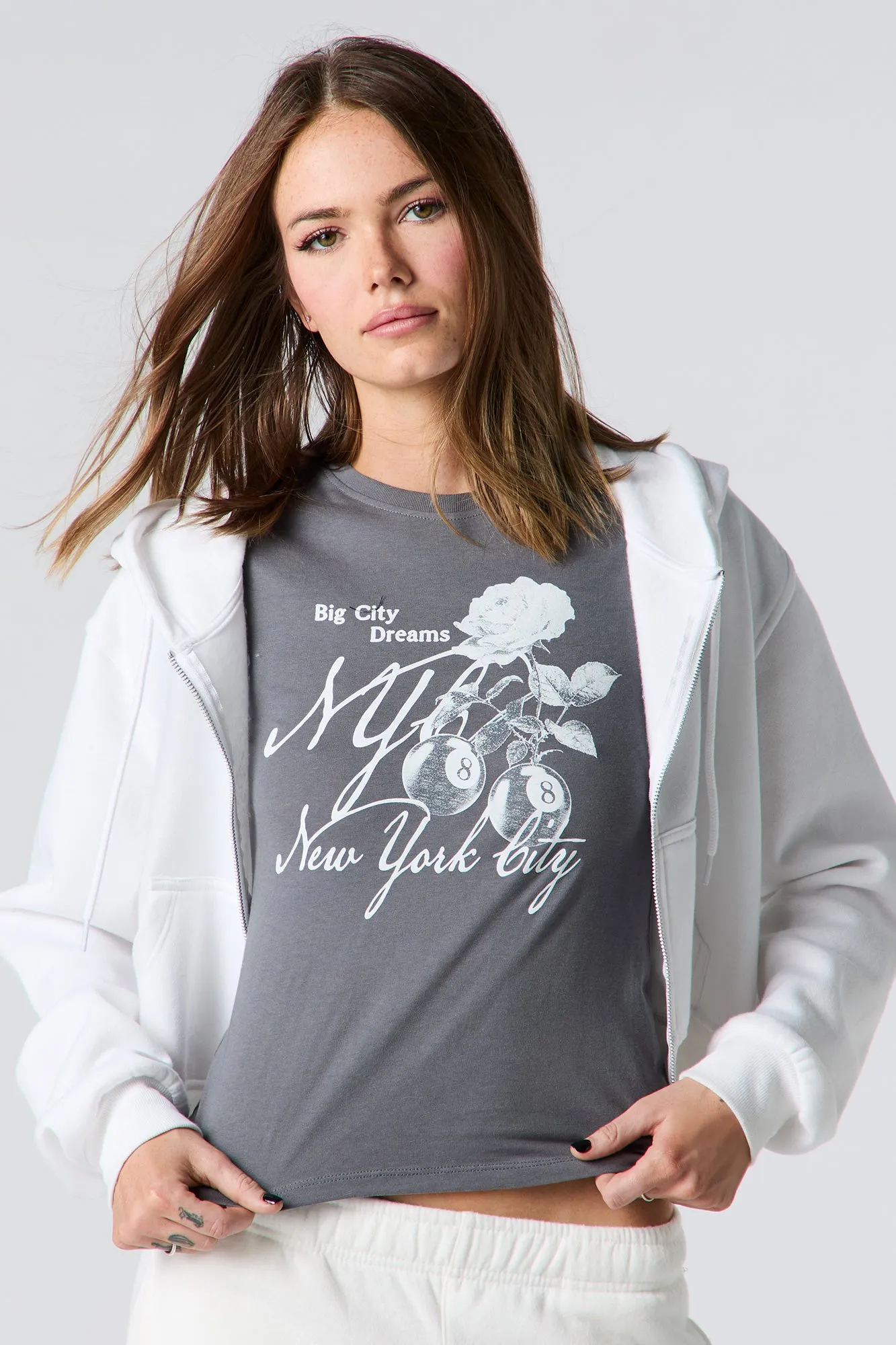 NYC Graphic Fitted T-Shirt sold by Urban Planet