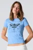 Butterfly Graphic Fitted T-Shirt sold by Urban Planet
