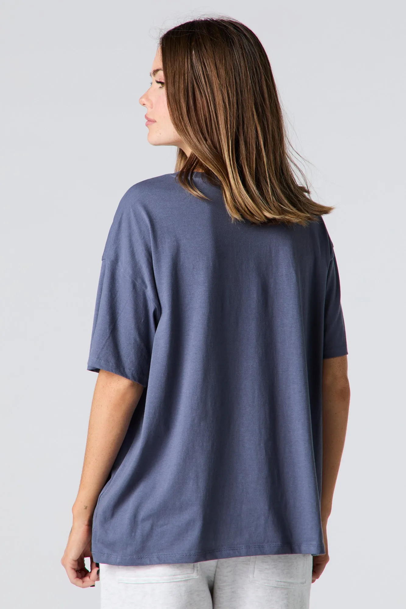 T-shirt de coupe garçonne à imprimé Peanuts sold by Urban Planet product image thumbnail 2