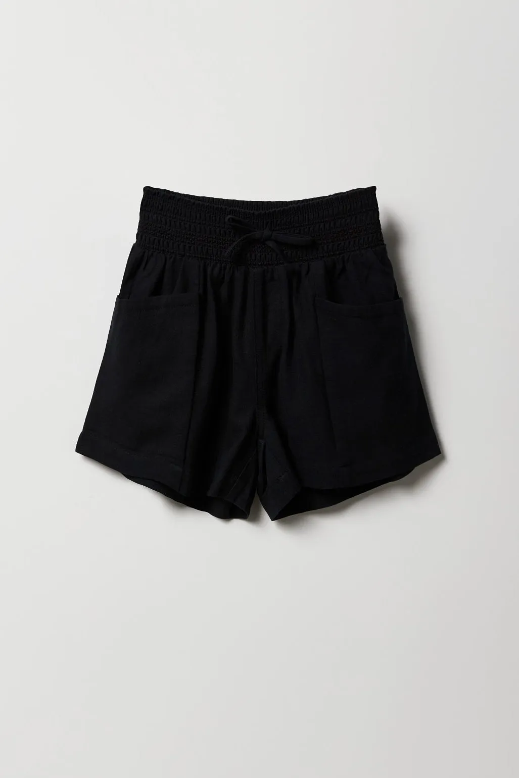 Girls Linen Smocked Waist Short sold by Urban Planet product image thumbnail 3