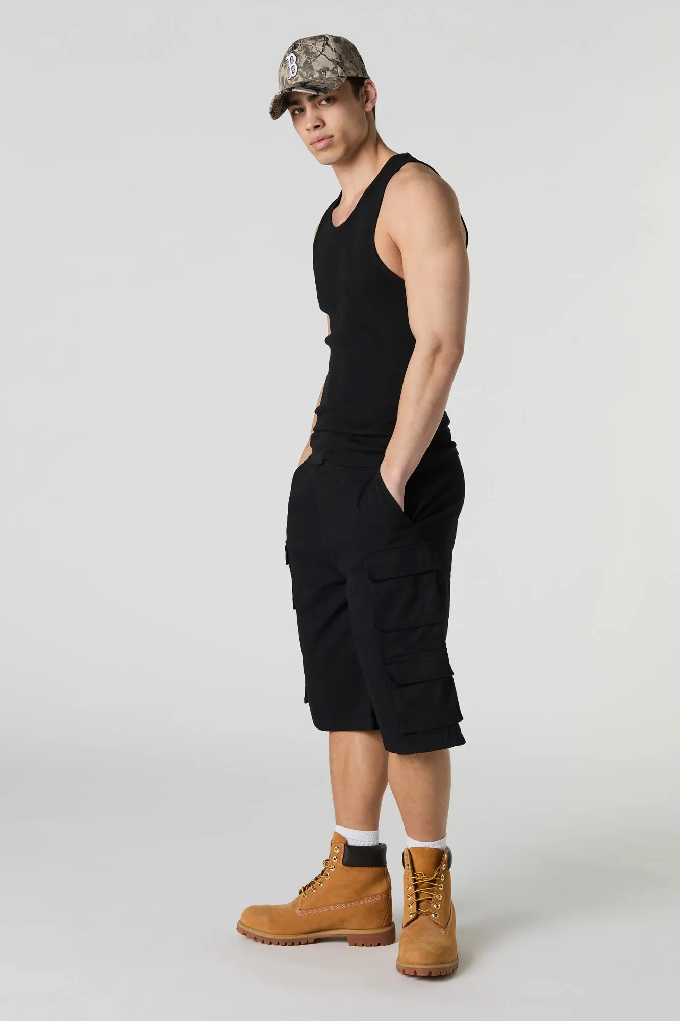 Multi Pocket Longline Cargo Short sold by Urban Planet product image thumbnail 5