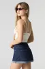 Rinsed High Rise Rolled Hem Short sold by Urban Planet