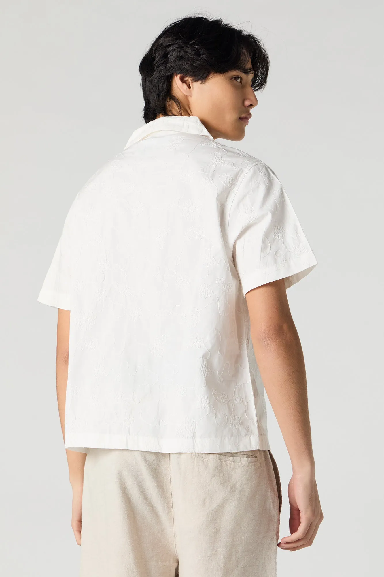 Floral Embroidered Button-Up Top sold by Urban Planet product image thumbnail 2