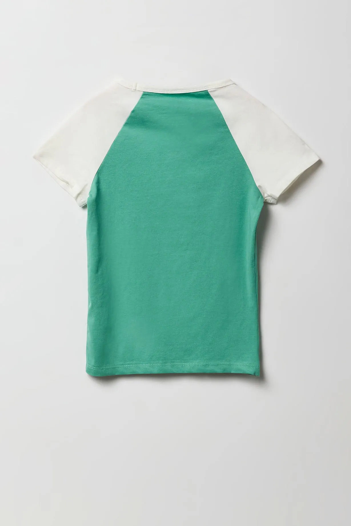 T-shirt raglan à imprimé Peanuts pour fille sold by Urban Planet product image thumbnail 2