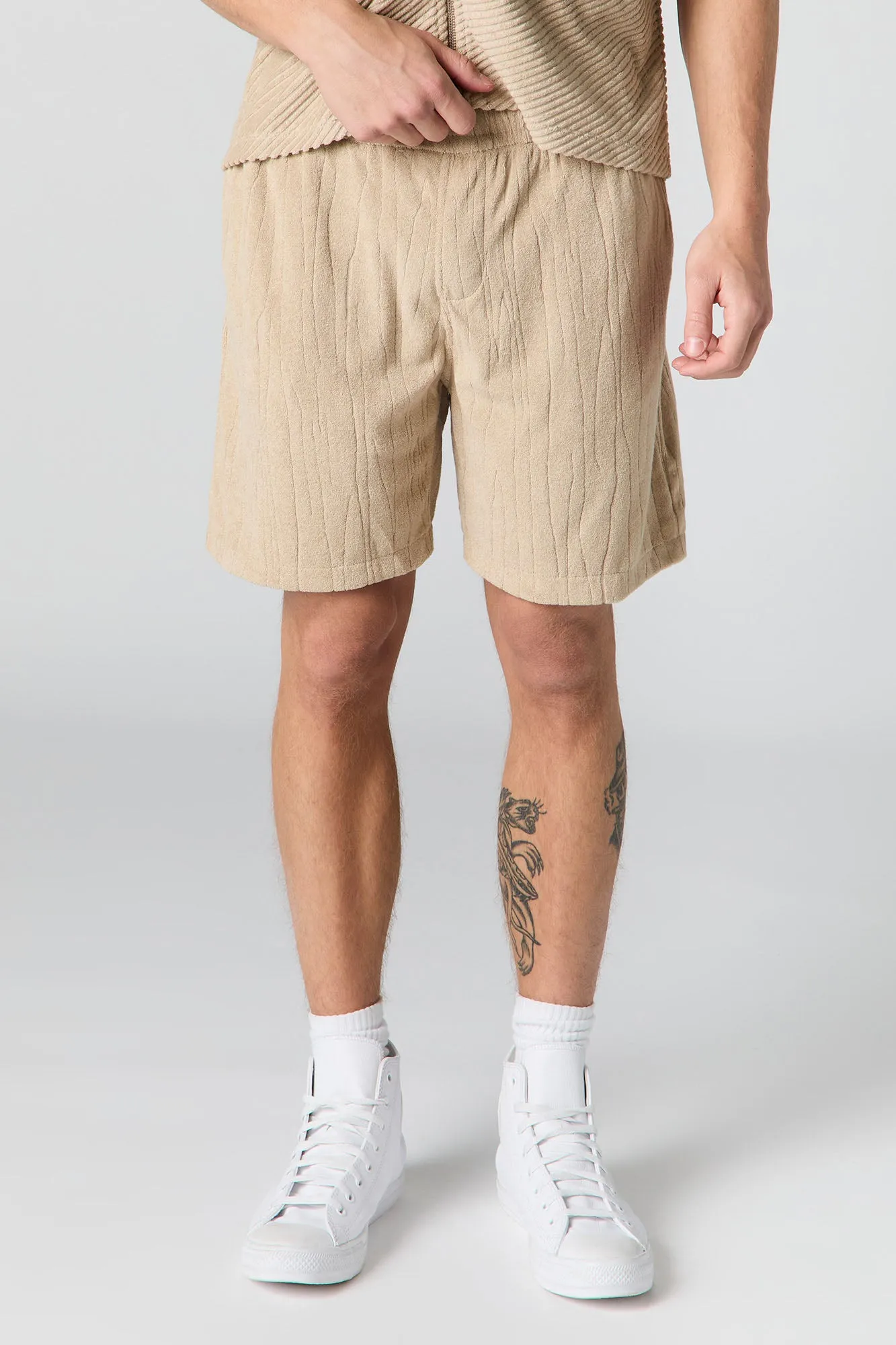 Textured Terry Short sold by Urban Planet