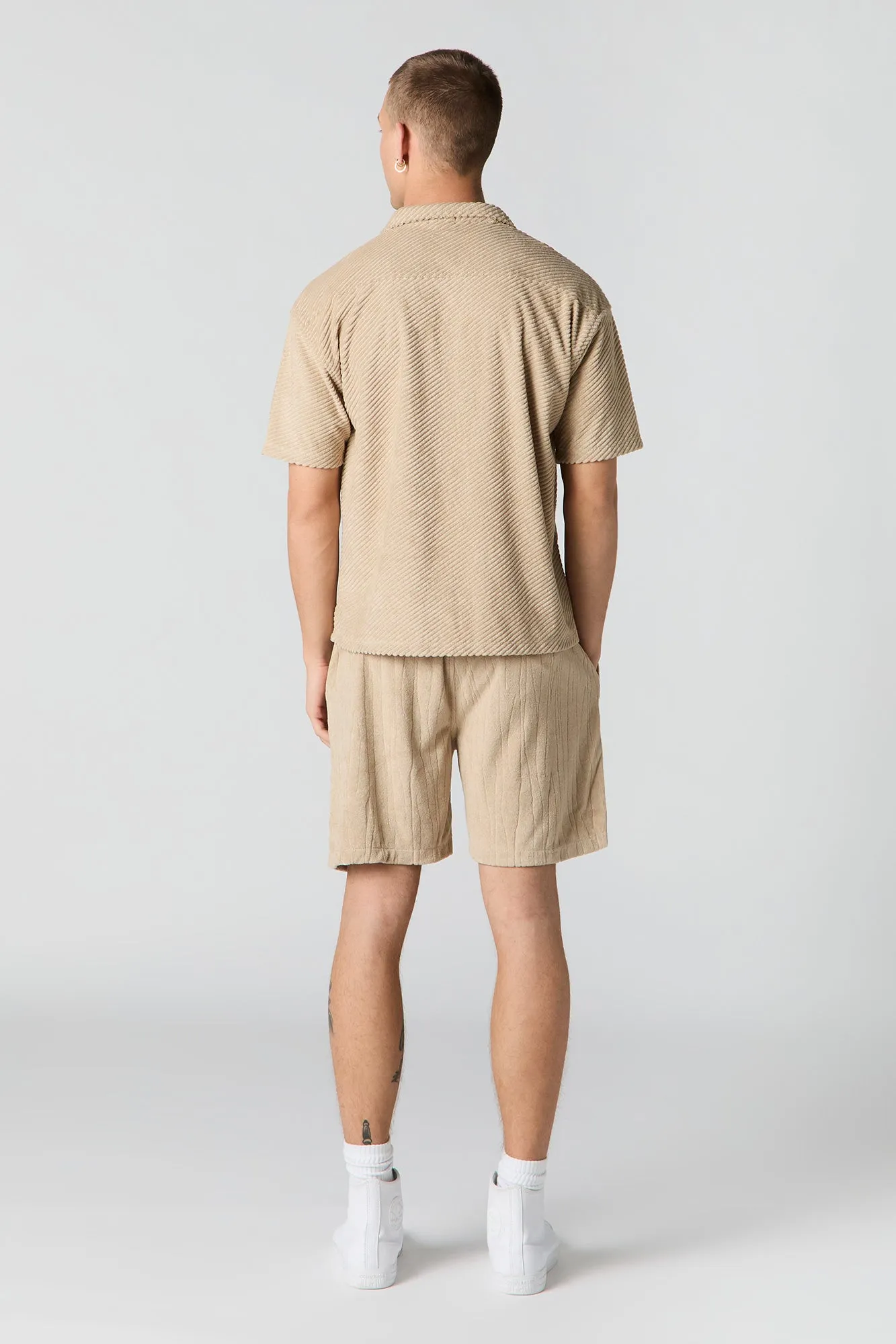 Textured Terry Short sold by Urban Planet product image thumbnail 3