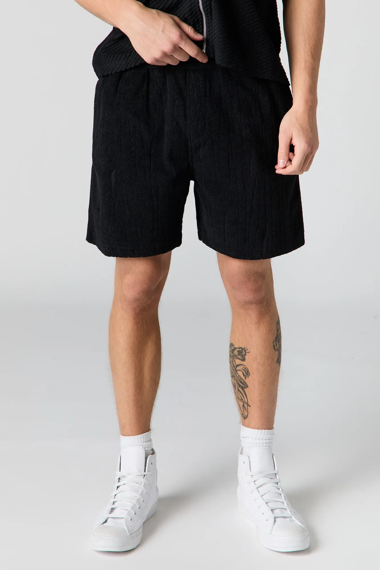 Textured Terry Short sold by Urban Planet product image thumbnail 4
