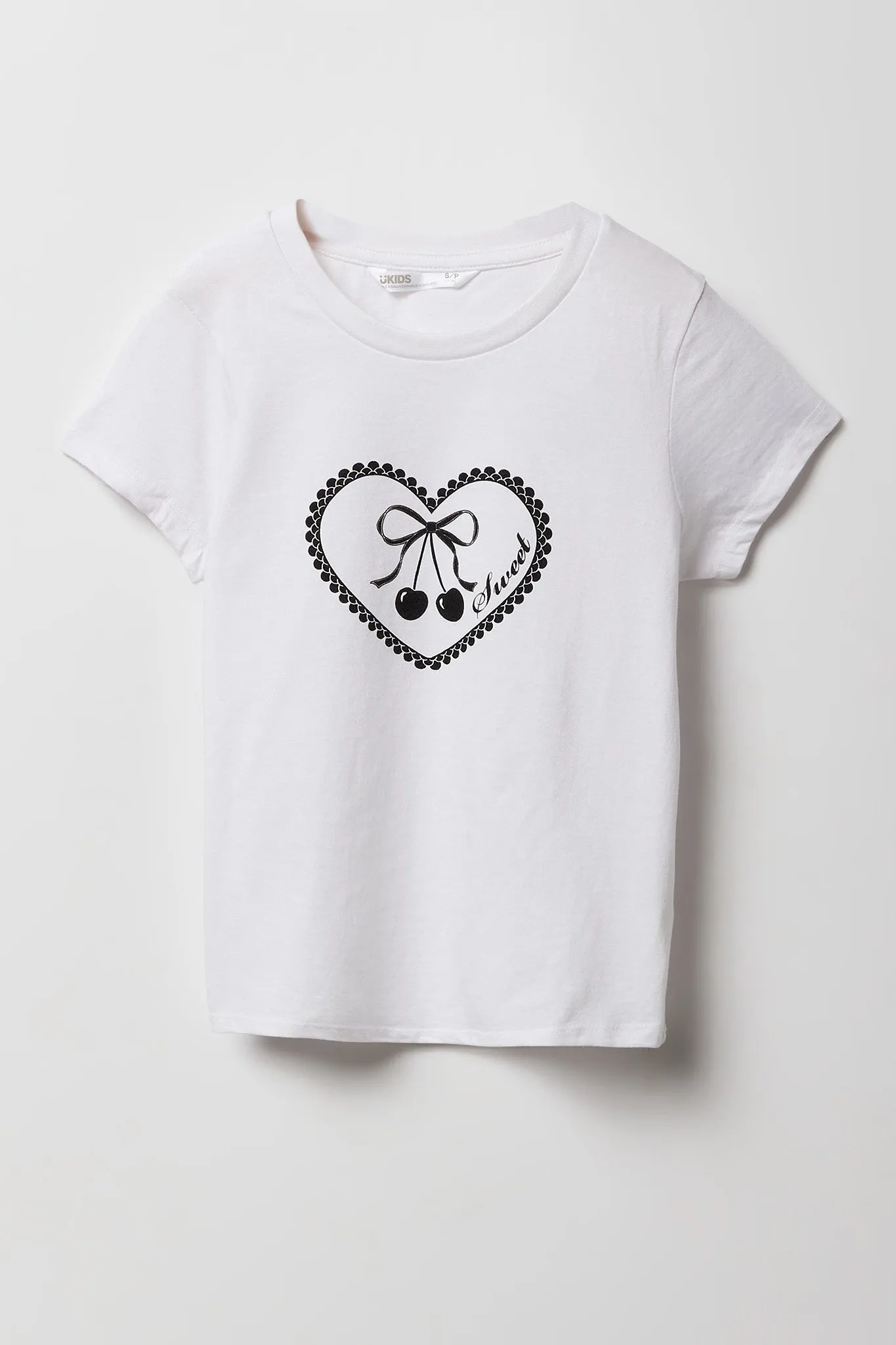 Girls Sweet Cherries Graphic T-Shirt sold by Urban Planet