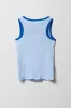 Girls Cinnamoroll Embroidered Ribbed Tank sold by Urban Planet