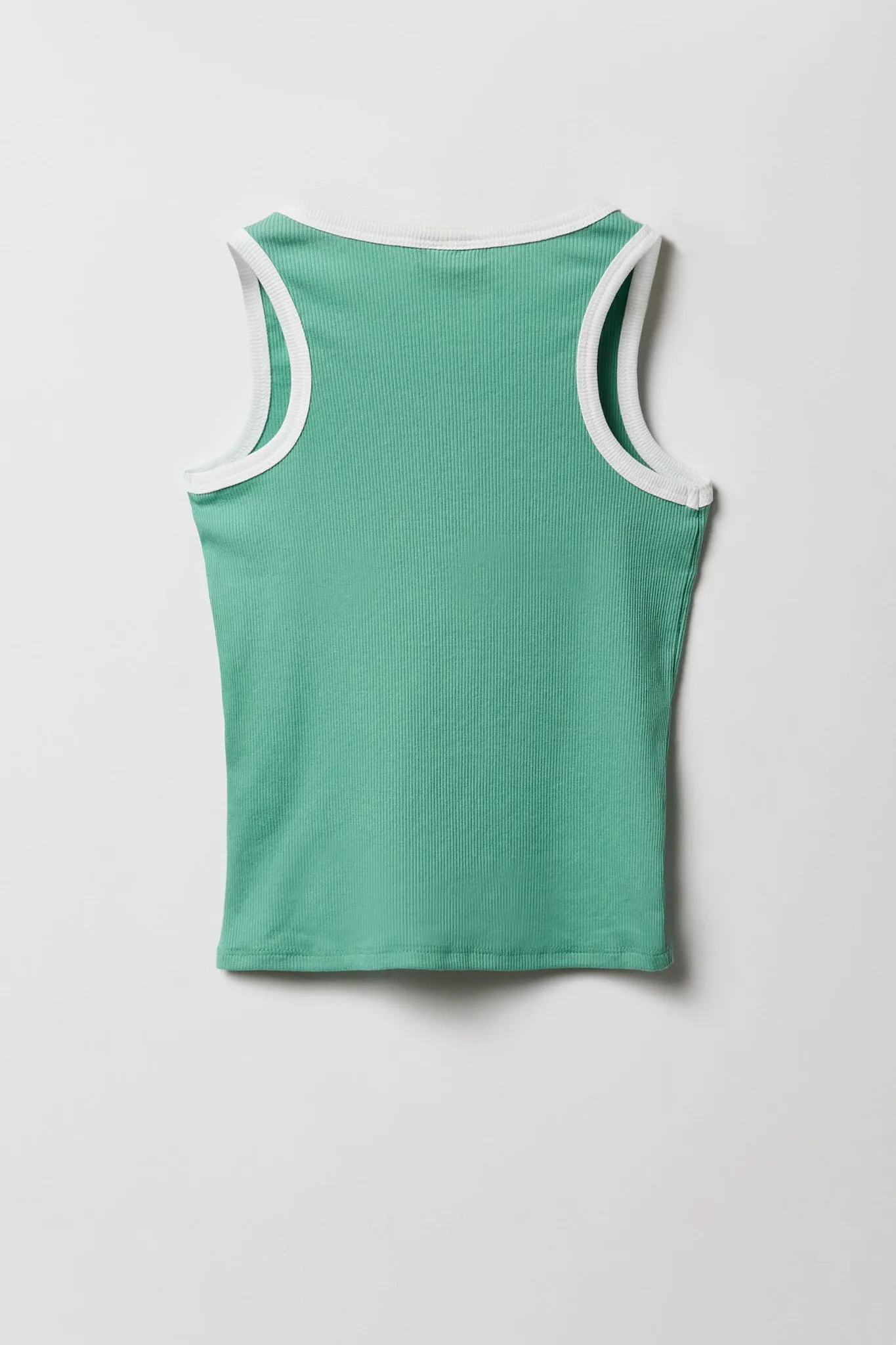 Girls Peanuts Embroidered Ribbed Tank sold by Urban Planet product image thumbnail 2